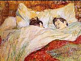 Edgar Degas In Bed painting